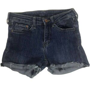H & M Skinny Low Waist Denim Shorts 26 Cut-Offs